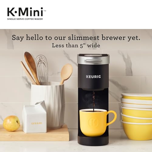 Keurig K-Mini Single Serve K-Cup Pod Coffee Maker, 6 to 12oz Brew size, with Cord Storage, Perfect for Small Spaces, Black - My Kitchen Products