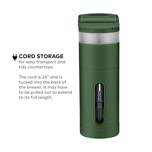 Keurig K-Mini Single Serve K-Cup Pod Coffee Maker, 6 to 12oz Brew size, with Cord Storage, Perfect for Small Spaces, Evergreen - My Kitchen Products