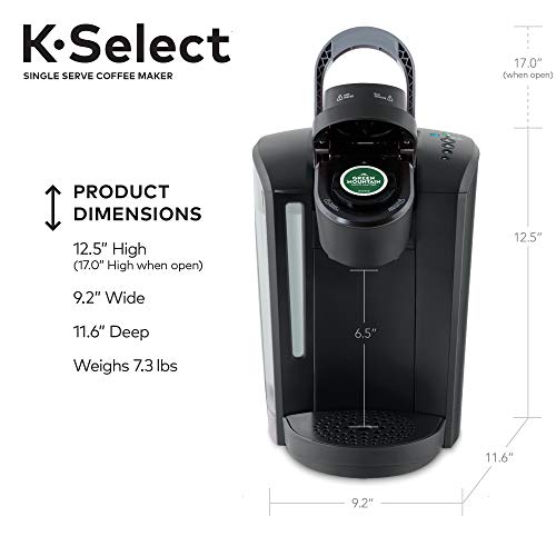 Keurig K-Select Single-Serve K-Cup Pod Coffee Maker, Matte Black - My Kitchen Products