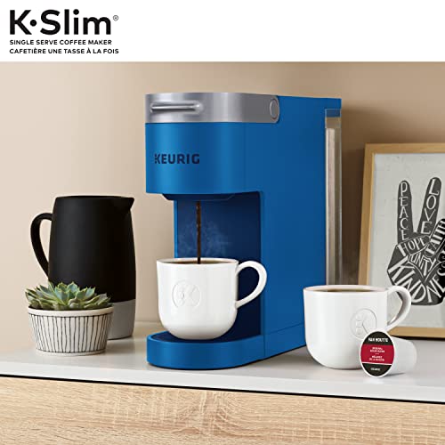 Keurig K-Slim Single Serve K-Cup Pod Coffee Maker, Featuring Simple Push Button Controls And MultiStream Technology, Twilight Blue - My Kitchen Products