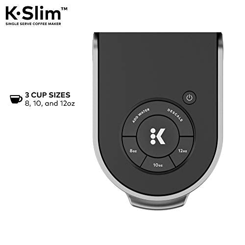 Keurig K-Slim Single Serve K-Cup Pod Coffee Maker, Multistream Technology, 3 Brew Sizes, Slim and Sleek Design, 46oz Removable Reservoir, Black - My Kitchen Products