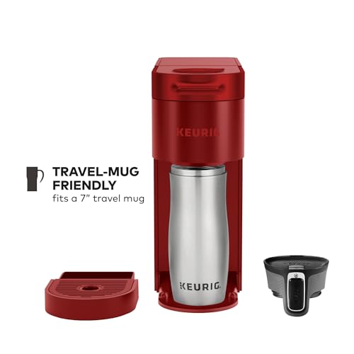 Keurig K- Slim Single Serve K-Cup Pod Coffee Maker, with 3 Brew Sizes, Multistream Technology, 46oz Removable Reservoir, Scarlet Red - My Kitchen Products