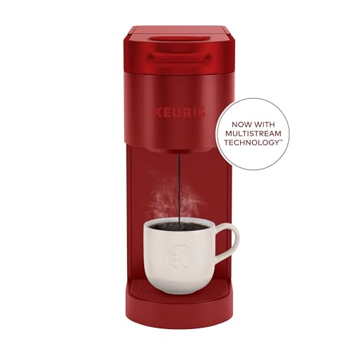 Keurig K- Slim Single Serve K-Cup Pod Coffee Maker, with 3 Brew Sizes, Multistream Technology, 46oz Removable Reservoir, Scarlet Red - My Kitchen Products