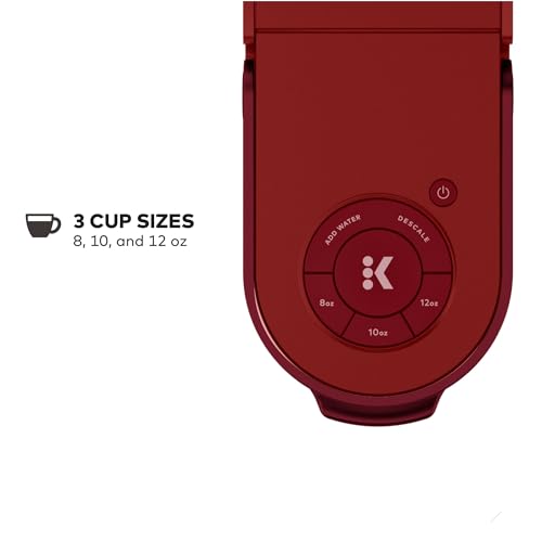 Keurig K- Slim Single Serve K-Cup Pod Coffee Maker, with 3 Brew Sizes, Multistream Technology, 46oz Removable Reservoir, Scarlet Red - My Kitchen Products