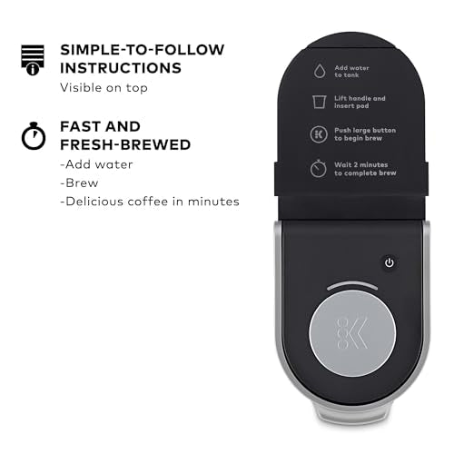 Keurig K-Suite Premium In-Room Hospitality Coffee Maker, Single Cup, Silver/Black - My Kitchen Products