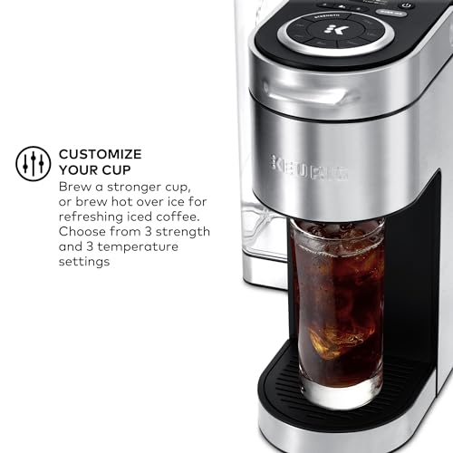 Keurig K-Supreme Plus Single Serve K-Cup Pod Coffee Maker, MultiStream Technology, Customizable Strength and Temperature Settings, Programmable, 78oz Removable Reservoir, Stainless Steel - My Kitchen Products