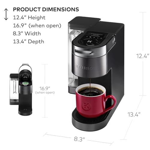 Keurig K-Supreme Plus SMART Coffee Maker, Single Serve K-Cup Pod Coffee Brewer, BREWID and MultiStream Technology, 78 Oz, Black - My Kitchen Products