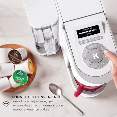 Keurig K-Supreme SMART Single Serve Coffee Maker With WiFi Compatibility, 4 Brew Sizes, And 66oz Removable Reservoir, Compatible with Alexa, White - My Kitchen Products