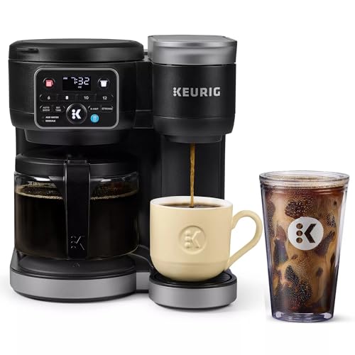 Keurig KD5600 K-Duo Hot & Iced Single Serve & Carafe Coffee Maker, 72oz Reservoir, MultiStream Technology (Gen 2), Black (Renewed) - My Kitchen Products
