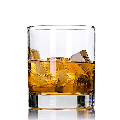 KGnB Whiskey Glasses,Set of 2,11 oz,Premium Scotch Glasses,Bourbon Glasses for Cocktails,Rock Style Old Fashioned Drinking Glassware,Perfect for Father's Day,Party,Bars,Gift, Restaurants and Home - My Kitchen Products
