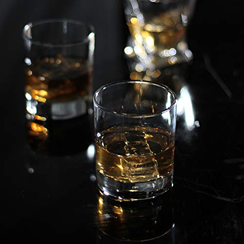 KGnB Whiskey Glasses,Set of 2,11 oz,Premium Scotch Glasses,Bourbon Glasses for Cocktails,Rock Style Old Fashioned Drinking Glassware,Perfect for Father's Day,Party,Bars,Gift, Restaurants and Home - My Kitchen Products