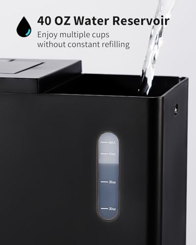 KIDISLE Hot & Iced Single Serve Coffee Maker for K Cup & Grounds, 6–16oz Brew Sizes, 40oz Water Tank, Reusable Pod Filter, Easy-to-Use for Home, Office, Dorm, Black - My Kitchen Products