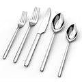 KINGSTONE Silverware Set, 20 Piece Flatware Cutlery Set for 4, 18/10 Stainless Steel Silverware Mirror Polished Dishwasher Safe for Home, Restaurant, Wedding, Party(Silver, 20 pieces for 4) - My Kitchen Products