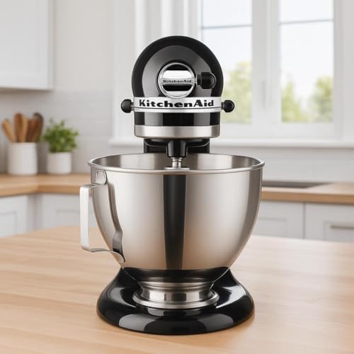 Kitchen Aid Tilt-Head Stand Mixer 4.5 Quart KSM85PBOB, Onyx Black - My Kitchen Products