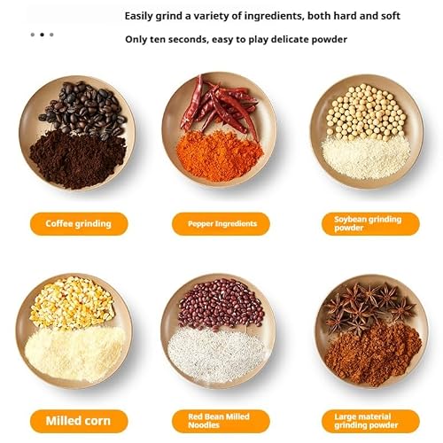Kitchen Grinder | 500W Electric Mill | Grinds Spices, Nuts, Grains, Coffee | 1 Stainless Steel Blade | Wet & Dry Use - My Kitchen Products