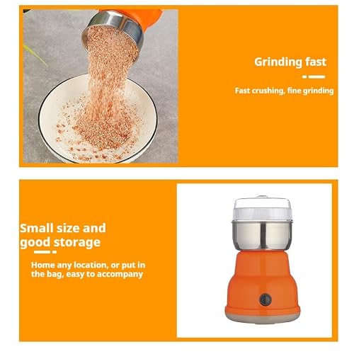 Kitchen Grinder | 500W Electric Mill | Grinds Spices, Nuts, Grains, Coffee | 1 Stainless Steel Blade | Wet & Dry Use - My Kitchen Products