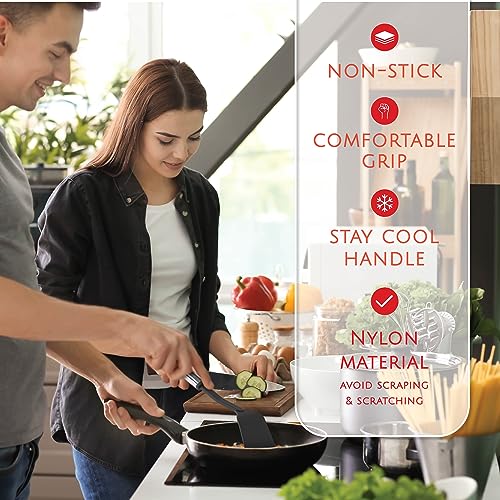 Kitchen Utensils Set 35 PCS Cooking Utensils Set, Nonstick and Heat Resistant Nylon Stainless Steel Silicone Spatula Set - Kitchen Gadgets Home Essentials Kitchen Accessories, Apartment Must Haves - My Kitchen Products