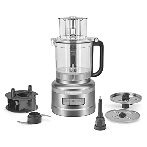 KitchenAid 13 Cup Food Processor, Contour Silver (Renewed) - My Kitchen Products