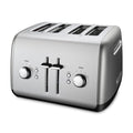 KitchenAid 4 Slice Manual Lift Toaster KMT4115CU, Contour Silver - My Kitchen Products