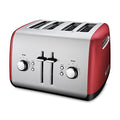 KitchenAid 4 Slice Manual Lift Toaster KMT4115ER, Empire Red - My Kitchen Products