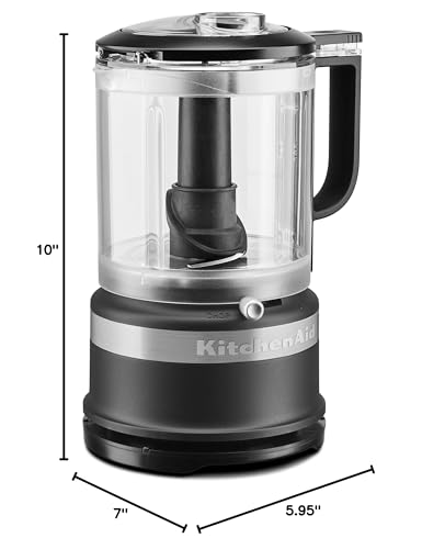 KitchenAid 5 Cup Food Chopper KFC0516BM, Matte Black - My Kitchen Products