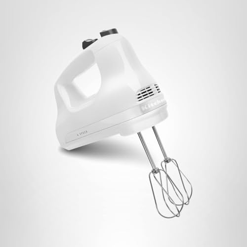 KitchenAid 5 Ultra Power Speed Hand Mixer - KHM512, White - My Kitchen Products