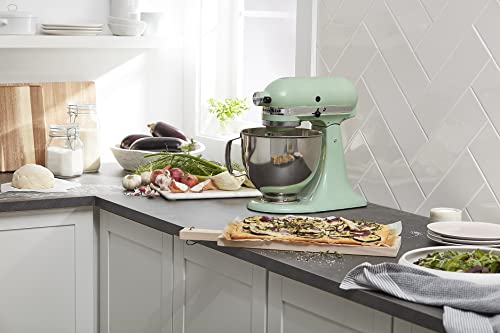KitchenAid Artisan Series 5 Quart Tilt Head Stand Mixer with Pouring Shield KSM150PS, Pistachio - My Kitchen Products