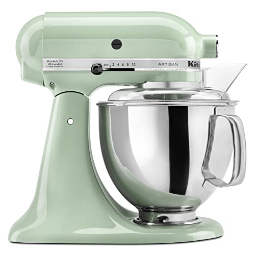 KitchenAid Artisan Series 5 Quart Tilt Head Stand Mixer with Pouring Shield KSM150PS, Pistachio - My Kitchen Products