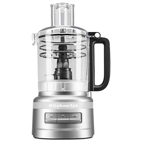 KitchenAid Base 9-Cup Food Processor | Contour Silver (Renewed) - My Kitchen Products