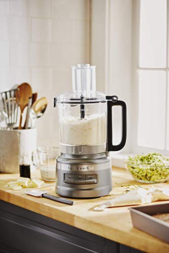 KitchenAid Base 9-Cup Food Processor | Contour Silver (Renewed) - My Kitchen Products