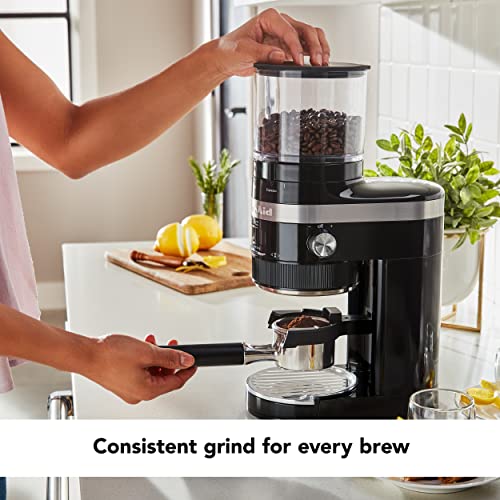 KitchenAid Burr Coffee Grinder, KCG8433, Onyx Black - My Kitchen Products
