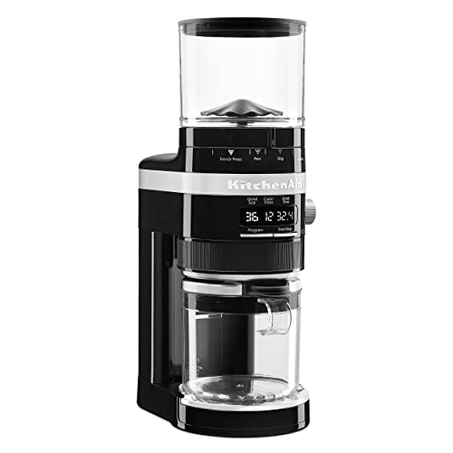 KitchenAid Burr Coffee Grinder, KCG8433, Onyx Black - My Kitchen Products