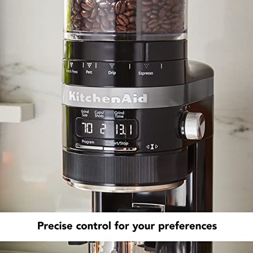 KitchenAid Burr Coffee Grinder, KCG8433, Onyx Black - My Kitchen Products