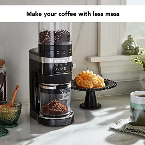 KitchenAid Burr Coffee Grinder, KCG8433, Onyx Black - My Kitchen Products