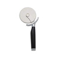 KitchenAid Classic Pizza Wheel with Sharp Blade For Cutting Through Crusts, Pies and More, Built In Finger Guard for Safety and Comfort Grip to Protect Fingers, Dishwasher Safe, 9-Inch, Black - My Kitchen Products