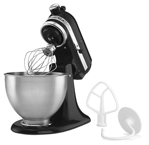 KitchenAid Classic Series 4.5 Quart Tilt-Head Stand Mixer K45SS, Onyx Black - My Kitchen Products