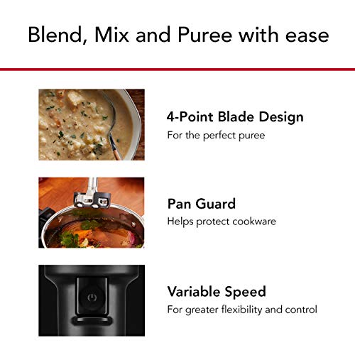 KitchenAid Cordless Variable Speed Hand Blender with Chopper and Whisk Attachment - KHBBV83 - My Kitchen Products