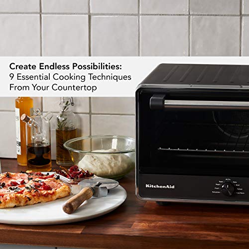 KitchenAid Digital Air Fry Countertop Oven, KCO124BM, Black Matte - My Kitchen Products