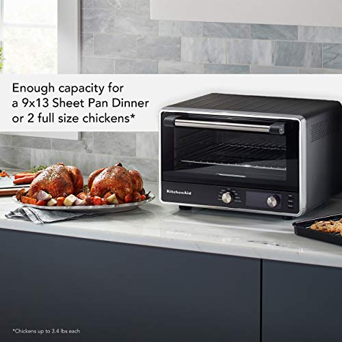 KitchenAid Digital Air Fry Countertop Oven, KCO124BM, Black Matte - My Kitchen Products