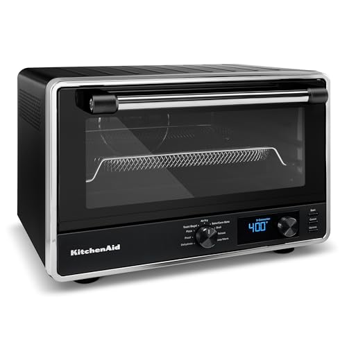 KitchenAid Digital Countertop Oven with Air Fry & Pizza Stone, KCO128BM, Black Matte - My Kitchen Products