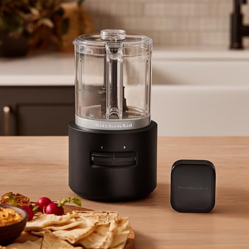 KitchenAid Go™ Cordless Food Chopper - battery included, KFCR531, Black Matte - My Kitchen Products