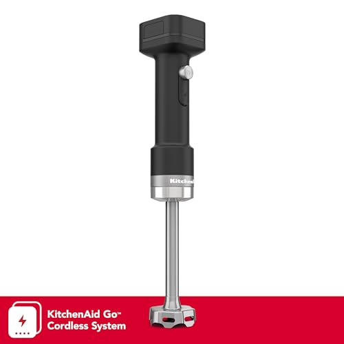 KitchenAid Go Cordless Hand Blender - battery included, KHBRV71, Black Matte - My Kitchen Products