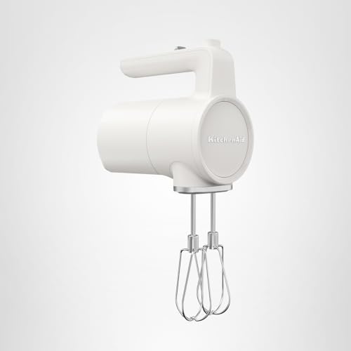KitchenAid Go Cordless Hand Mixer - battery sold separately, KHMR700, Porcelain White - My Kitchen Products