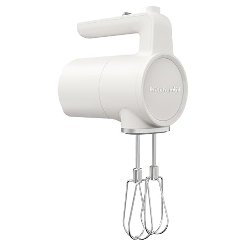 KitchenAid Go Cordless Hand Mixer - battery sold separately, KHMR700, Porcelain White - My Kitchen Products