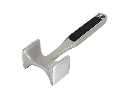 KitchenAid Gourmet Multi Sided Meat Tenderizer for Pounding Meats, Nuts, Shellfish, ect, Hang Hole for Easy Storage, Hand Wash, One Size, Black - My Kitchen Products