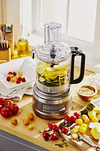 KitchenAid KFP0919CU 9 Cup Plus Food Processor, Contour Silver (Renewed) - My Kitchen Products