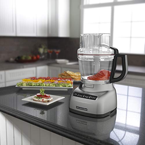 KitchenAid KFP1133CU 11 Cup Food Processor with Exactslice System - Contour Silver - My Kitchen Products