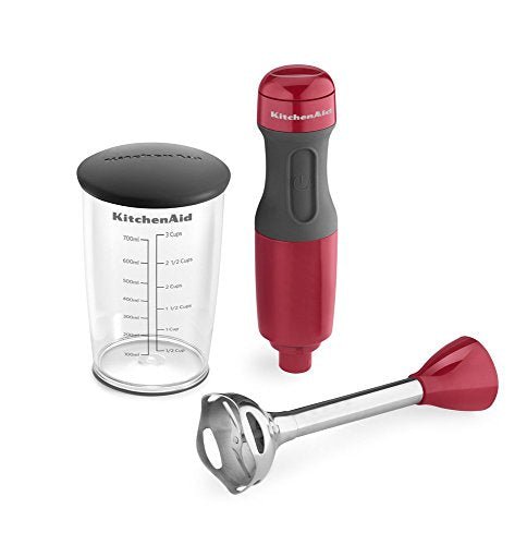 KitchenAid KHB1231 2-Speed Hand Blender, Empire Red - KHB1231ER (Renewed) - My Kitchen Products