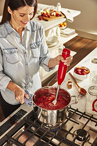 KitchenAid KHB1231QHSD 100 Year Limited Edition Queen of Hearts Corded Hand Blender, 3 Speed, Passion Red - My Kitchen Products