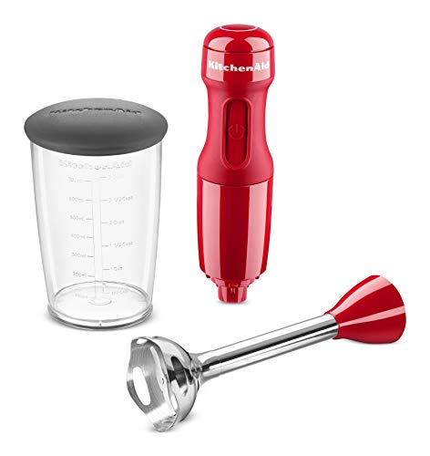 KitchenAid KHB1231QHSD 100 Year Limited Edition Queen of Hearts Corded Hand Blender, 3 Speed, Passion Red - My Kitchen Products